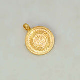 Gold Plated Guruvayoorappan Om Pendant