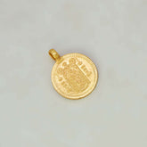 Gold Plated Guruvayoorappan Om Pendant