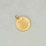Gold Plated Guruvayoorappan Om Pendant