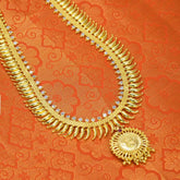 Gold Plated Traditional CZ Pulinakham Necklace