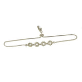 Dazzle Ladies Fancy Cz Stone Bracelet