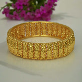 Stunning Medium-Size Gold Plated Designer Bangle For Girls and Women