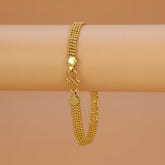 Ladies Gold Plated Lee chain Bracelet