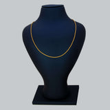 Gold Plated Coir Design Anjali Chain 18"