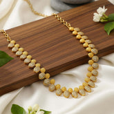 Alluring Gold Plated American Diamond Necklace