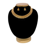 Antique Gold-Plated Jasmine Buds Necklace Set