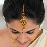 ദക്ഷിണേന്ത്യൻ സ്വർണ്ണം പൂശിയ നെത്തി ചുട്ടി/നെറ്റി ചുട്ടി/മാങ് ടിക്ക