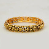 Antique Gold Plated Lakshmi Kada Bangle