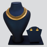 Antique Lakshmi Kasu Green Kemp Choker Necklace Set