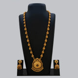 Antique Gold Beaded Multi-Colour Kemp Long Necklace Set