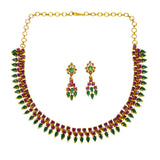 Antique Semi-Precious Stone Party wear Necklace Set
