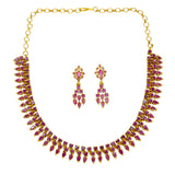Antique Semi-Precious Stone Party wear Necklace Set