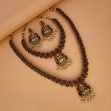 Antique Kemp Mango Lakshmi Wedding Necklace Set