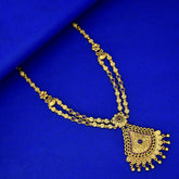 വിക്ടോറിയൻ ആന്റിക് ഡ്യുവൽ-സ്ട്രാൻഡ് സ്റ്റോൺ നെക്ലേസ്