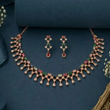 Antique Multi-Colour Stone Victorian Necklace Set
