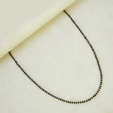 Gold Plated Black Beads Karimani Mala Chain