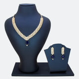 Gold-Plated American Diamond Necklace Set