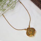 Victorian Style Lakshmi Kemp Stone Pendant Chain