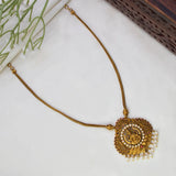 Victorian Style Lakshmi Kemp Stone Pendant Chain