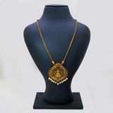 Victorian Style Lakshmi Kemp Stone Pendant Chain