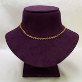 Gold-Plated Geometric Link Chain for Kids