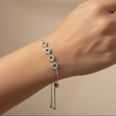 Dazzle Ladies Fancy Cz Stone Bracelet