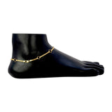 Delicate-Gold-Plated-Star-Motif-Anklet