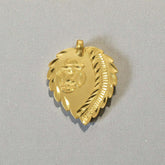 Designer Gold Plated Om Ila Thali Pendant