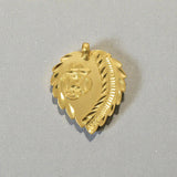 Designer Gold Plated Om Ila Thali Pendant