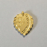 Designer Gold Plated Om Ila Thali Pendant