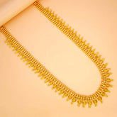 Elegant Gold Plated Net Mango Long Haram