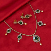 Alluring Antique Emerald Victorian Necklace Set