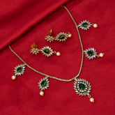 Alluring Antique Emerald Victorian Necklace Set