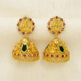 Ethnic Nagapadam Lakshmi Jhumka Earrings
