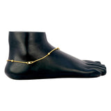 Gold-Plated-Bead-Chain-Anklet