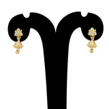 Gold-Plated-CZ-Small-Jhumka-Drop-Stud-Earrings
