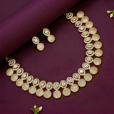 Stunning Gold Plated Cubic Zirconia Necklace Set
