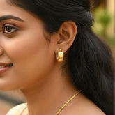 Gold-Plated-Classic-Huggie-Hoop-Earrings