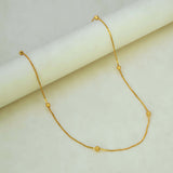 Gold Plated Designer Beaded Kilukkam Chain