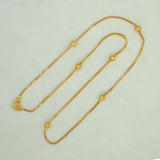 Gold Plated Designer Beaded Kilukkam Chain