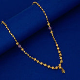 Gold Plated Designer Beads Chain Necklace