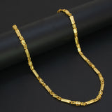 Gold-Plated-Designer-Link-Chain-Necklace