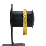 Gold Plated Designer Net Bangles for Women