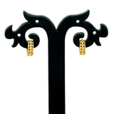 Gold-Plated-Engraved-Huggie-Hoop-Earrings-Dmo