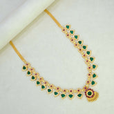 Gold-Plated-Traditional-Indian-Green-Palakka-Necklace