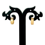Gold-Plated Minimal Huggie Hoop Earrings