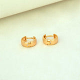 Gold-Plated Minimal Huggie Hoop Earrings