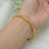 Gold-Plated Simple Coir Bangle