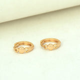 Gold-Plated-Simple-Round-Stud-Hoop-Earrings-Wbg