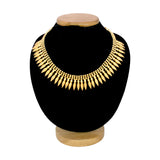 Gold-Plated-Traditional-Leaf-Motif-Necklace-Dmo